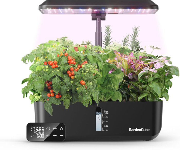 GARDENCUBE 12-Pod Hydroponic Herb Garden Kit