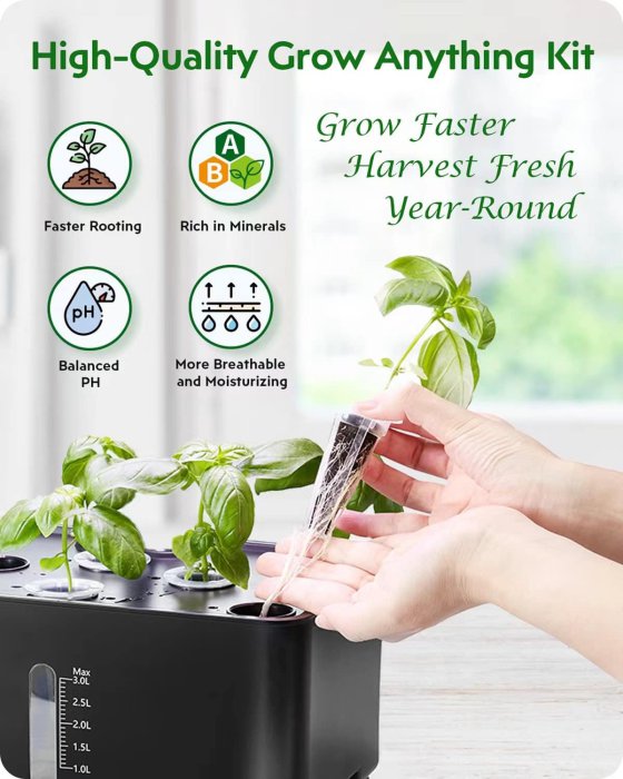Hydroponic Pods Kit: Grow Anything Kit (160pcs) (image 2)